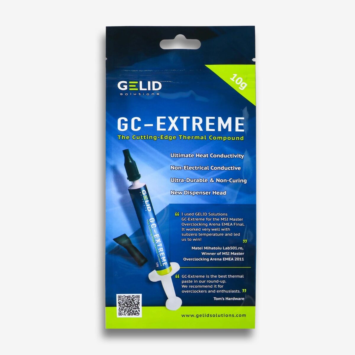 GELID GC-Extreme Hővezető Paszta 10g – 8.5W/mk [Sérült csomagolás]