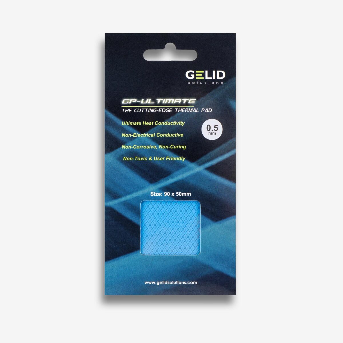 GELID GP-Ultimate Hővezető Lap 90x50x0.5mm - 15W/mk [TP-GP04-A]
