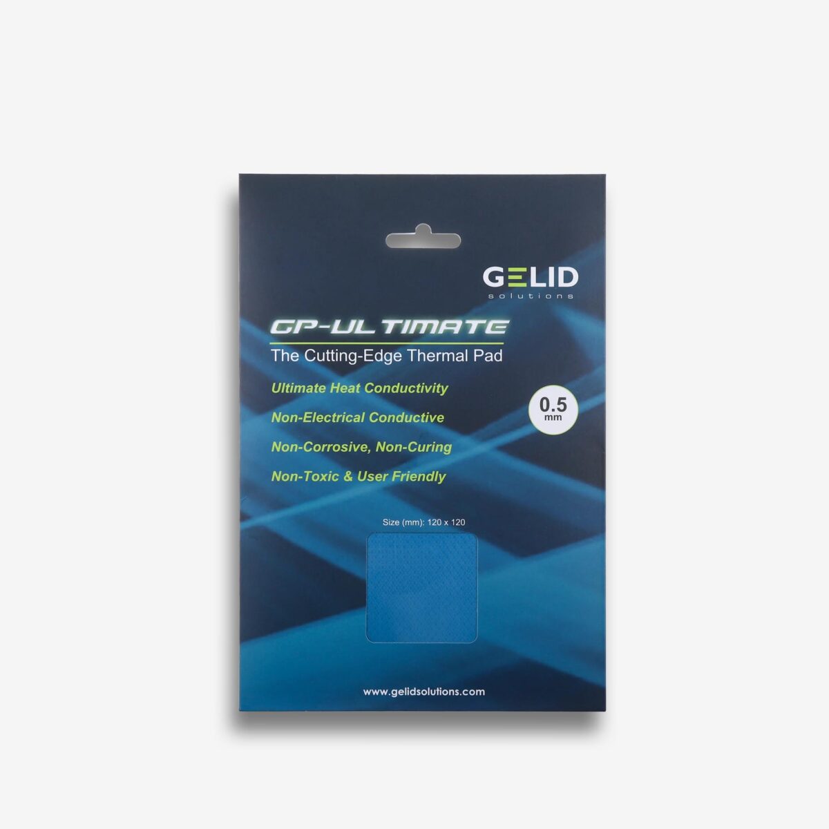 GELID GP-Ultimate Hővezető Lap 120x120x0.5mm - 15W/mk [TP-GP04-S-A]