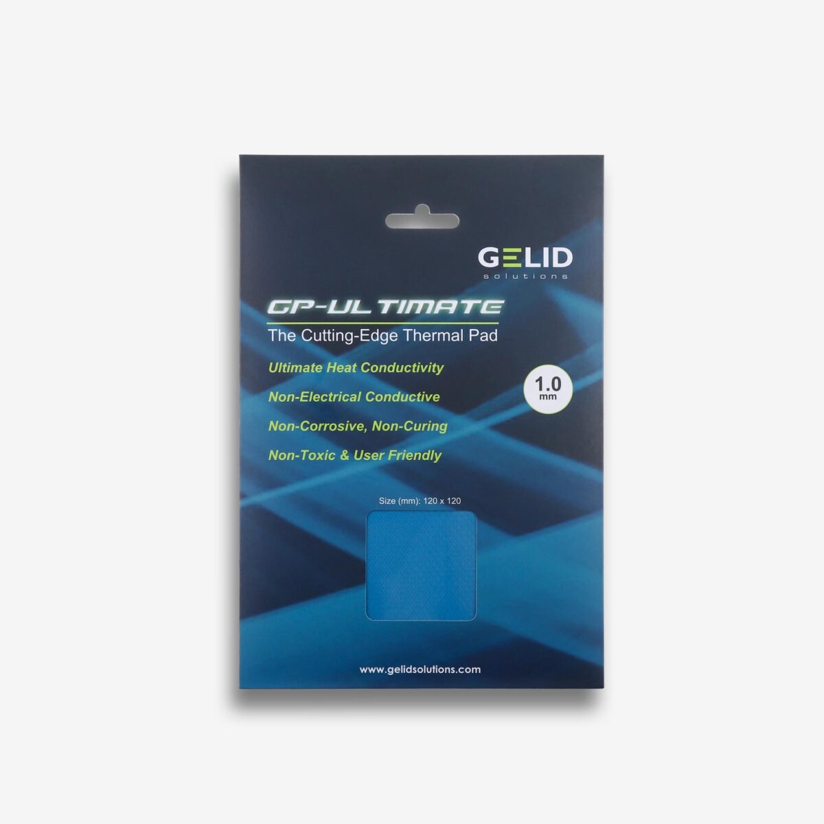 GELID GP-Ultimate Hővezető Lap 120x120x1mm - 15W/mk [TP-GP04-S-B]