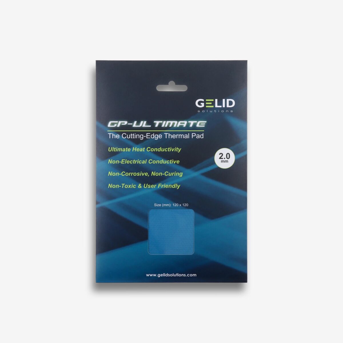 GELID GP-Ultimate Hővezető Lap 120x120x2mm - 15W/mk [TP-GP04-S-D]